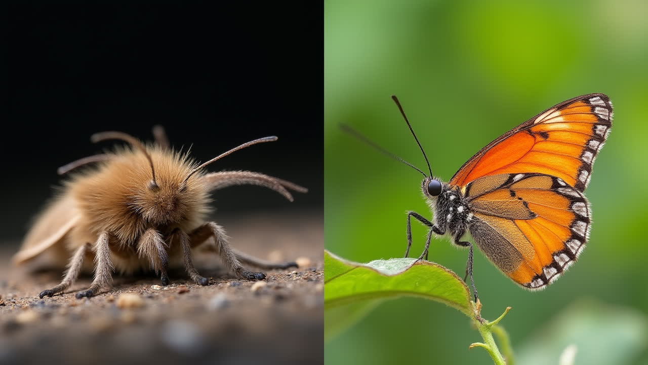 Moth vs Butterfly: 8 Key Differences to Identify These Winged Insects